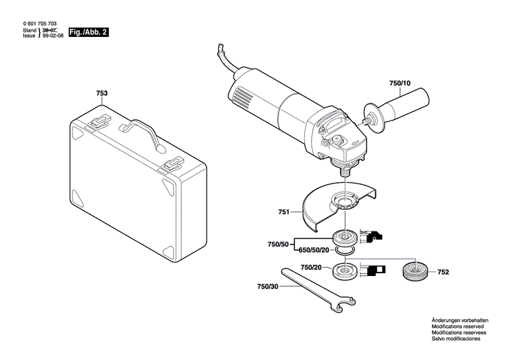 New Genuine Bosch 3604460058 Power supply cord