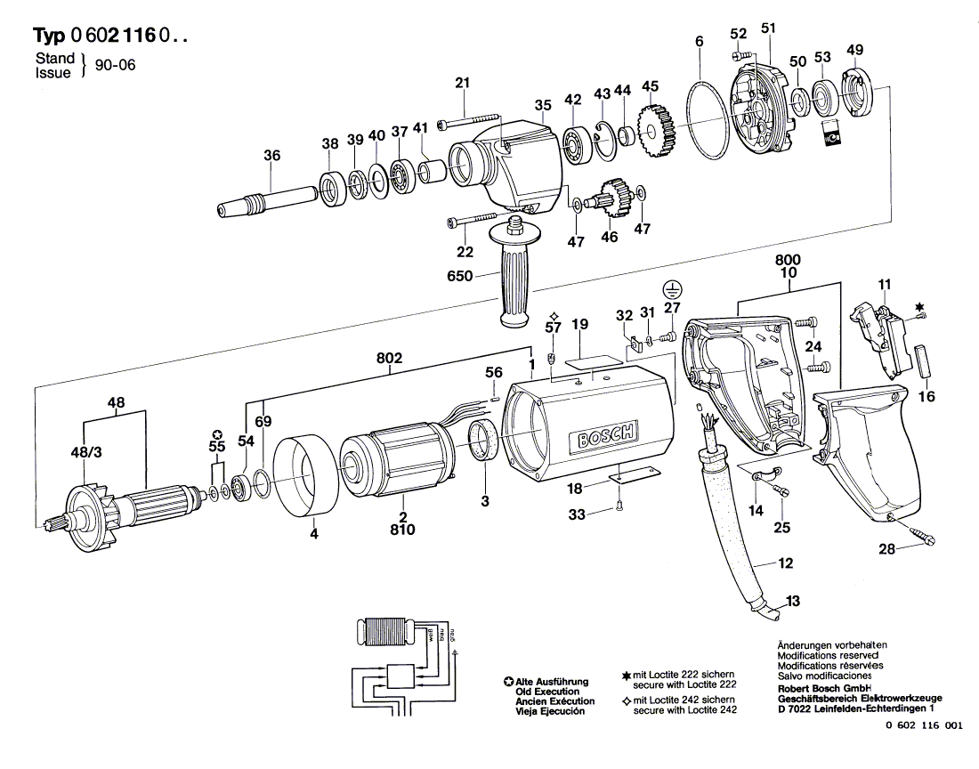 New Genuine Bosch 3604477008 End Splice