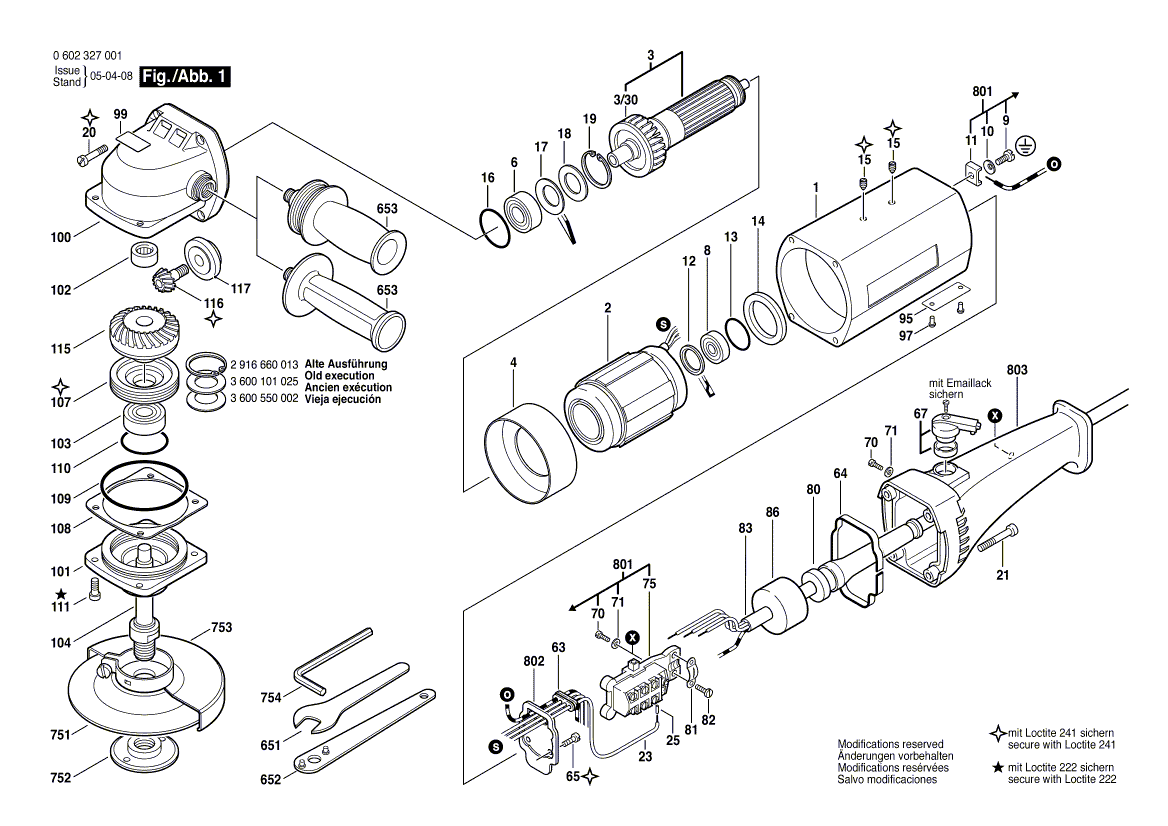 New Genuine Bosch 3604477011 End Splice