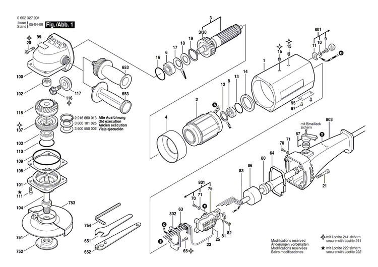 New Genuine Bosch 3604477011 End Splice
