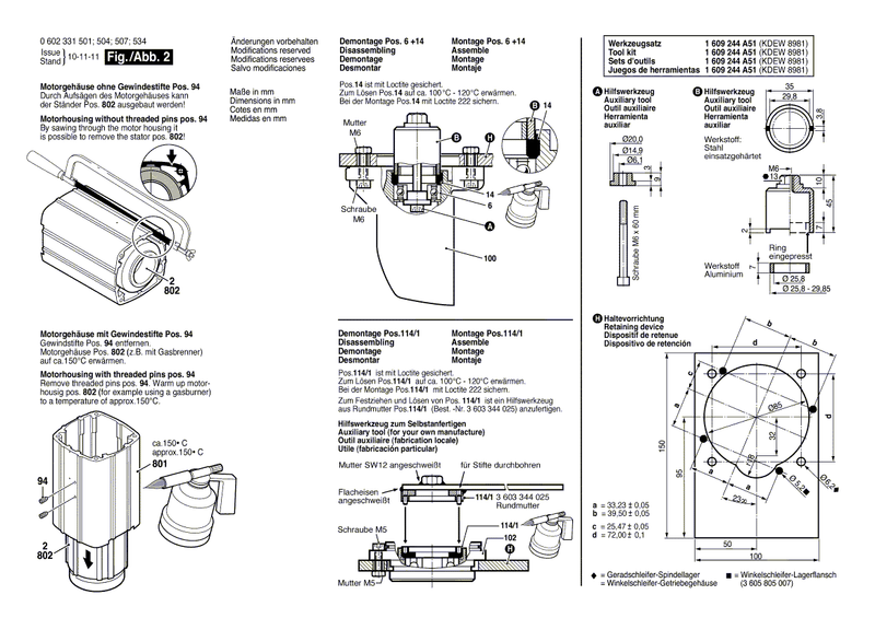 New Genuine Bosch 3604478004 Receptacle