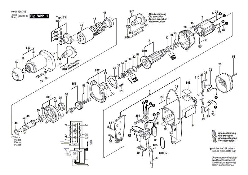 New Genuine Bosch 3604503003 Suppressor Box