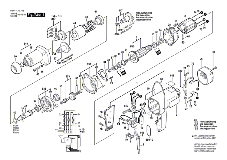 New Genuine Bosch 3604503004 Suppressor Box