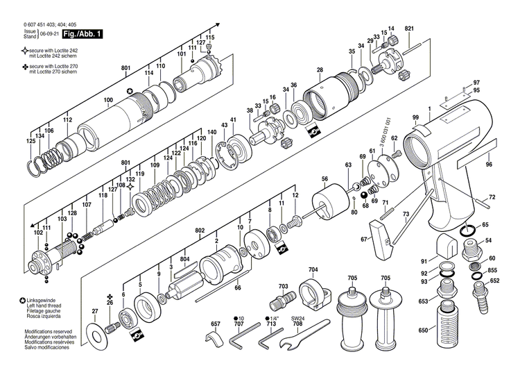New Genuine Bosch 3604601001 Retaining ring
