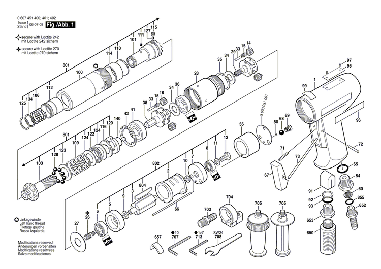 New Genuine Bosch 3604616002 Compression Spring