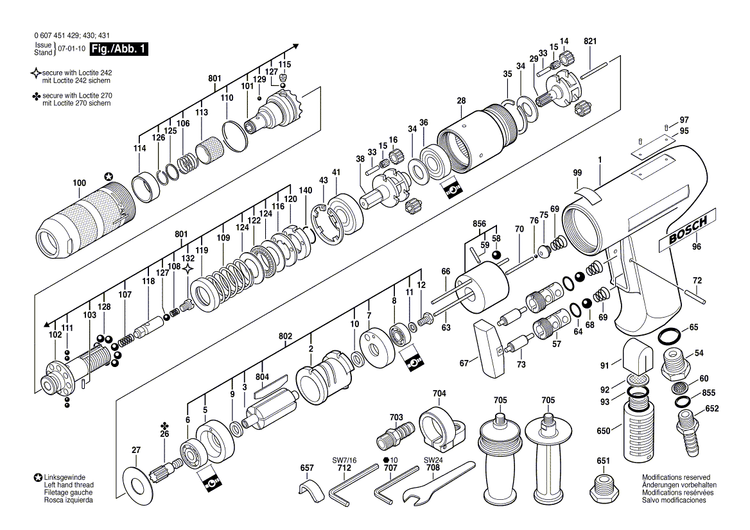 New Genuine Bosch 3604619004 Compression Spring