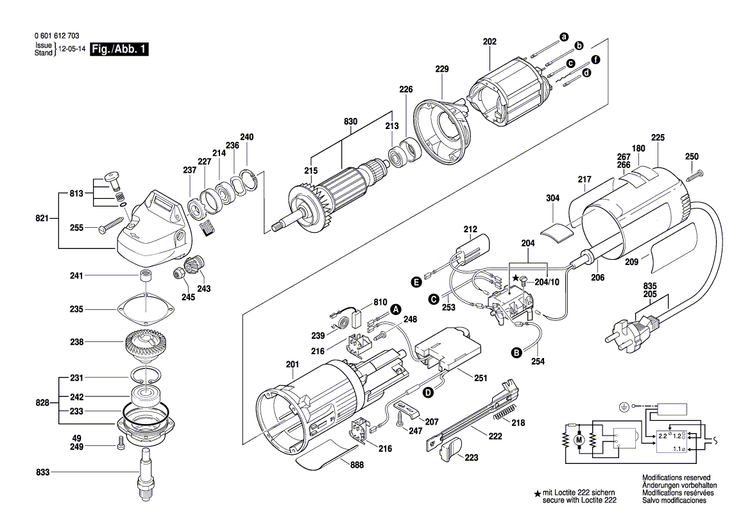 New Genuine Bosch 3604651005 Coiled Spring