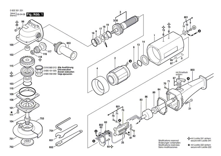 New Genuine Bosch 3605102077 Motor Housing