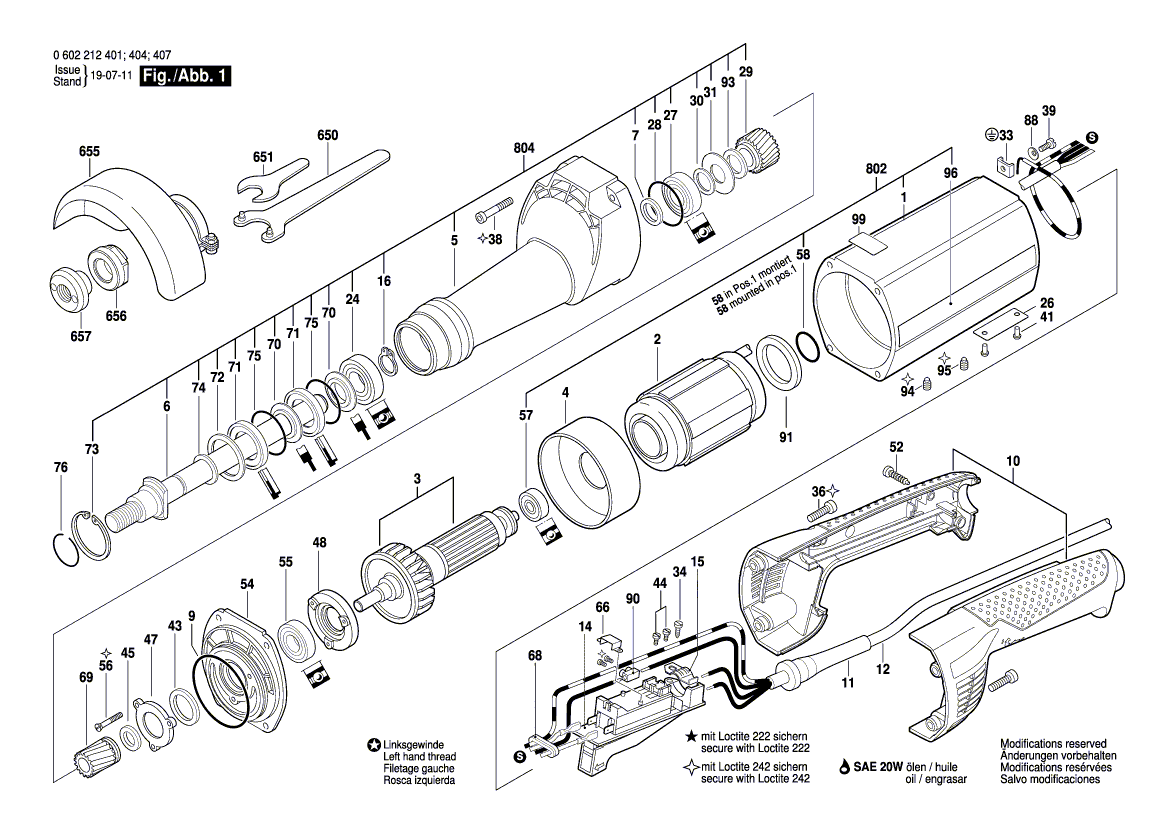 New Genuine Bosch 3605102081 Motor Housing