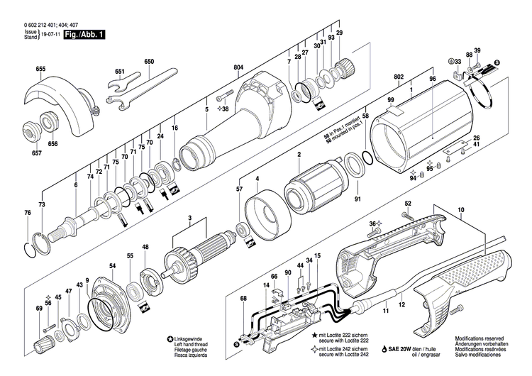 New Genuine Bosch 3605102081 Motor Housing