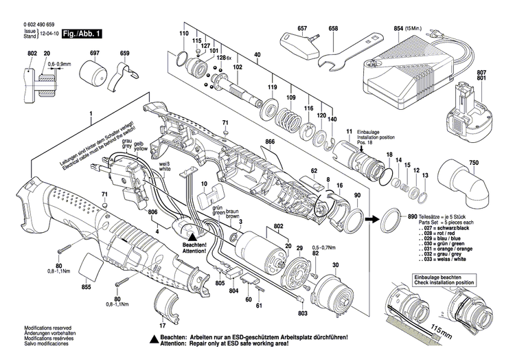New Genuine Bosch 3605105017 Housing Section