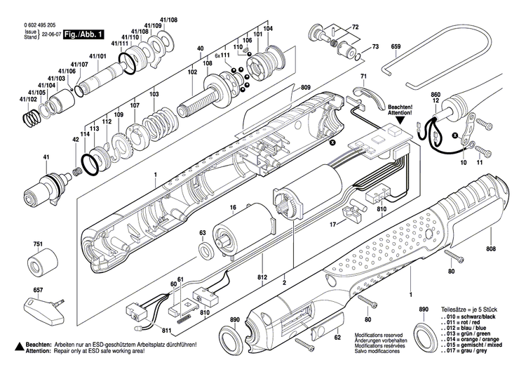 New Genuine Bosch 3605105034 Housing Section