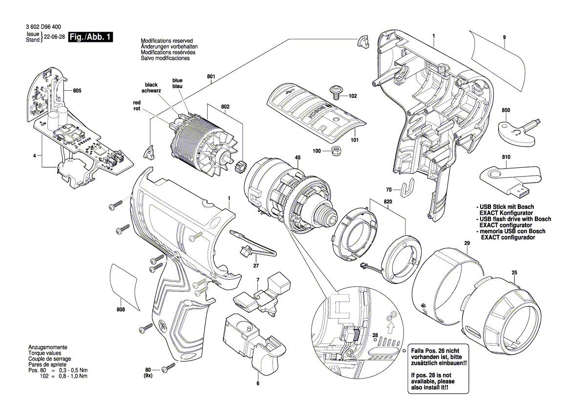New Genuine Bosch 3605105053 Housing Section