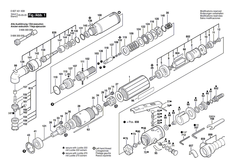 New Genuine Bosch 3605106071 Spindle Housing