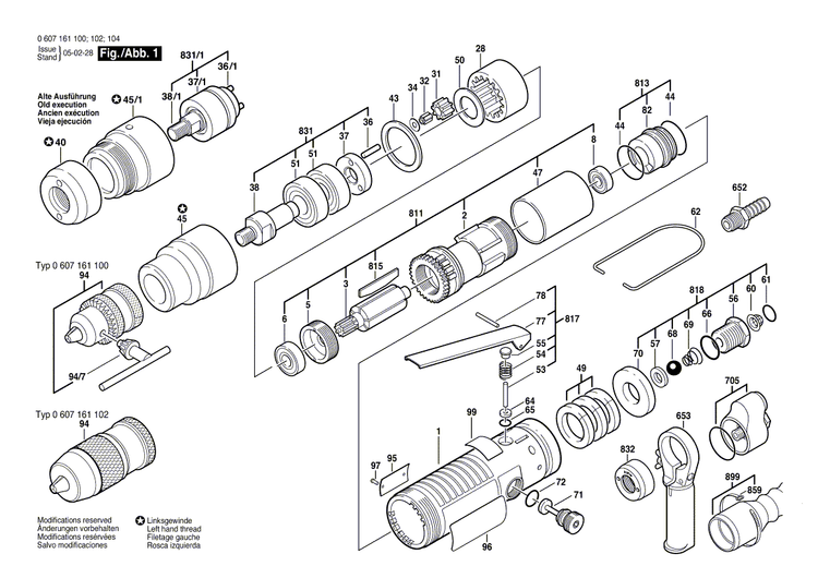 New Genuine Bosch 3605108070 Motor Housing