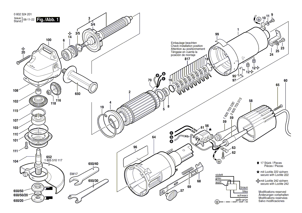 New Genuine Bosch 3605108108 Housing