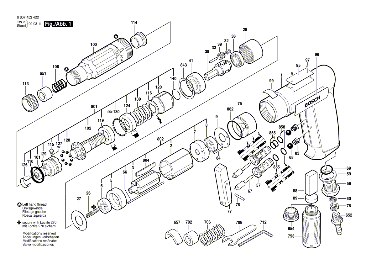New Genuine Bosch 3605108122 Motor Housing