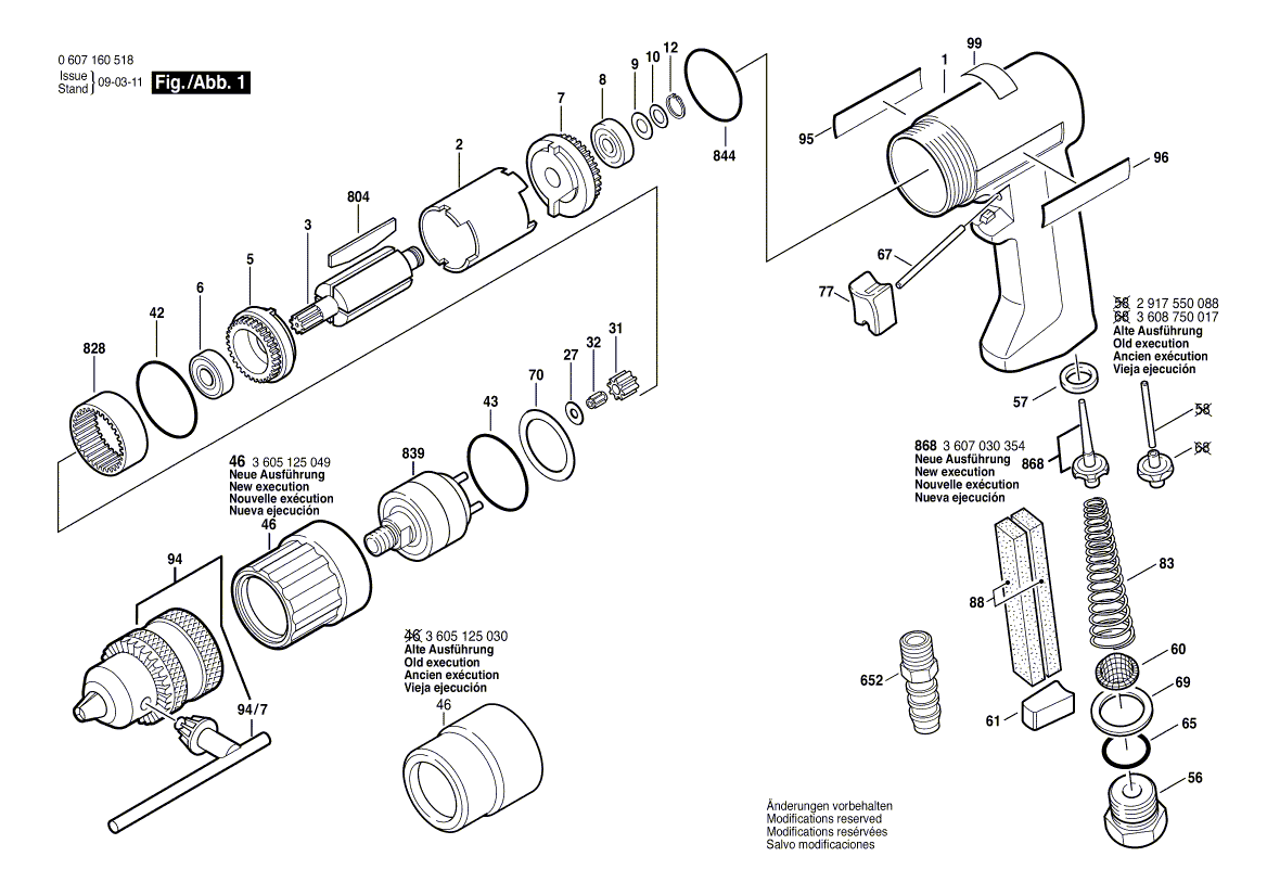 New Genuine Bosch 3605108131 Motor Housing