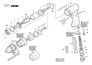 New Genuine Bosch 3605108131 Motor Housing