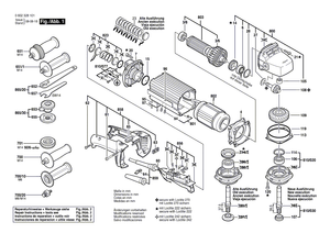 New Genuine Bosch 3605108159 Motor Housing