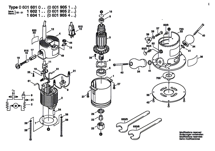 New Genuine Bosch 3605108552 Motor Housing