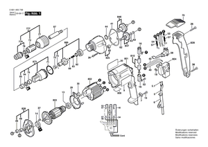 New Genuine Bosch 3605108557 Motor Housing