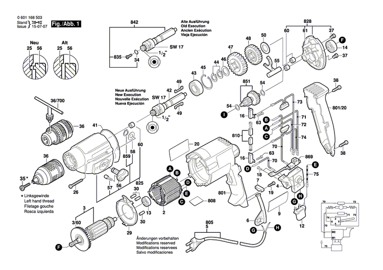 New Genuine Bosch 3605108576 Housing Set
