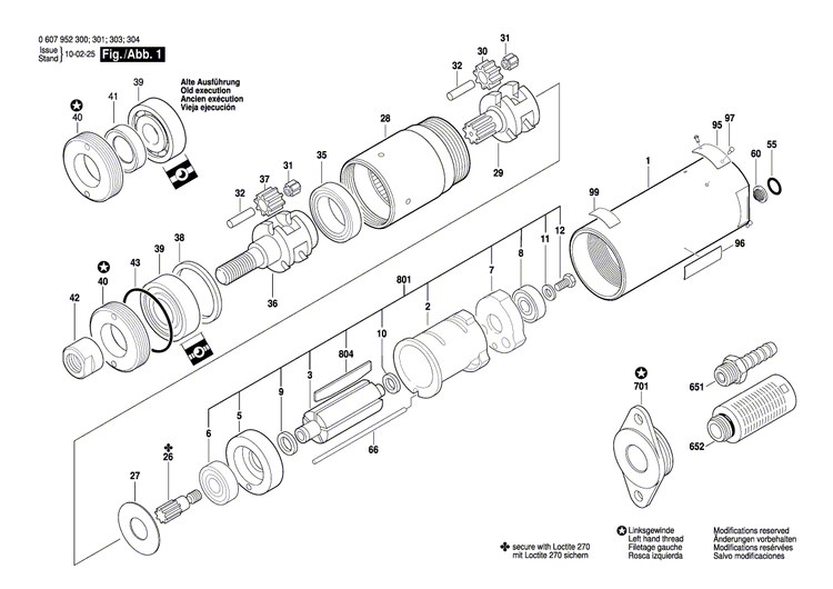 New Genuine Bosch 3605125002 Motor Housing