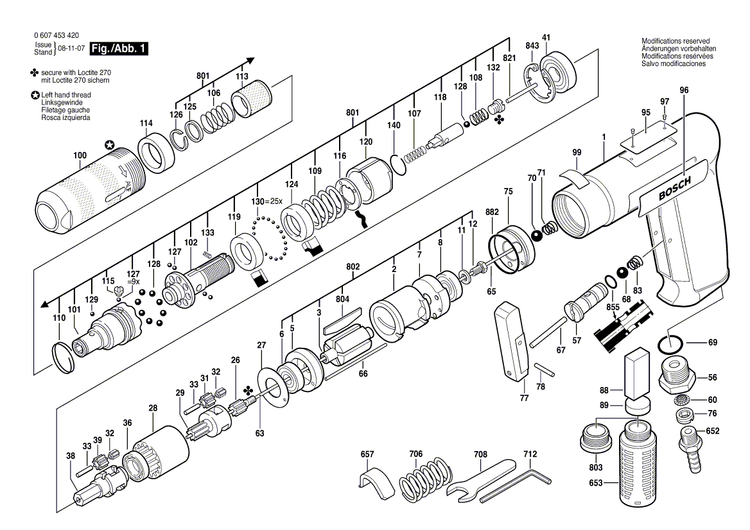 New Genuine Bosch 3605125007 Housing