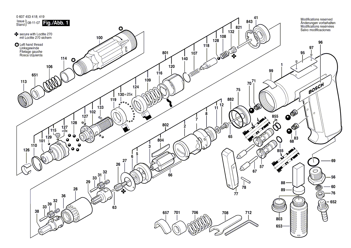 New Genuine Bosch 3605125011 Housing