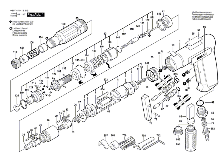New Genuine Bosch 3605125011 Housing