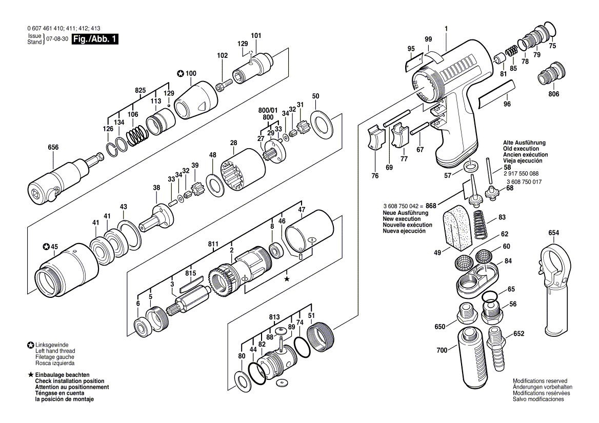 New Genuine Bosch 3605125050 Gear Housing