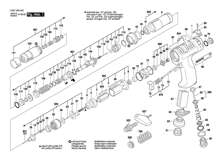 New Genuine Bosch 3605125054 Housing