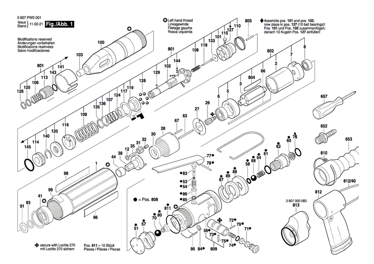New Genuine Bosch 3605125059 Housing