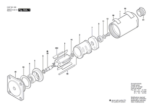 New Genuine Bosch 3605125060 Motor Housing