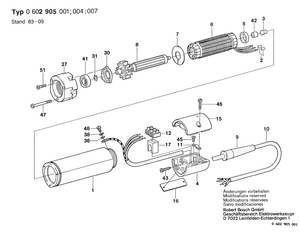 New Genuine Bosch 3605130031 Switch Housing