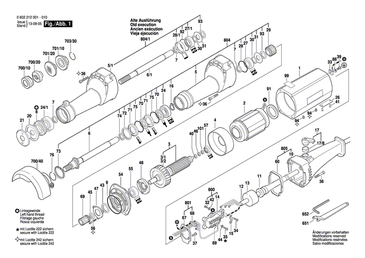 New Genuine Bosch 3605132024 Handle