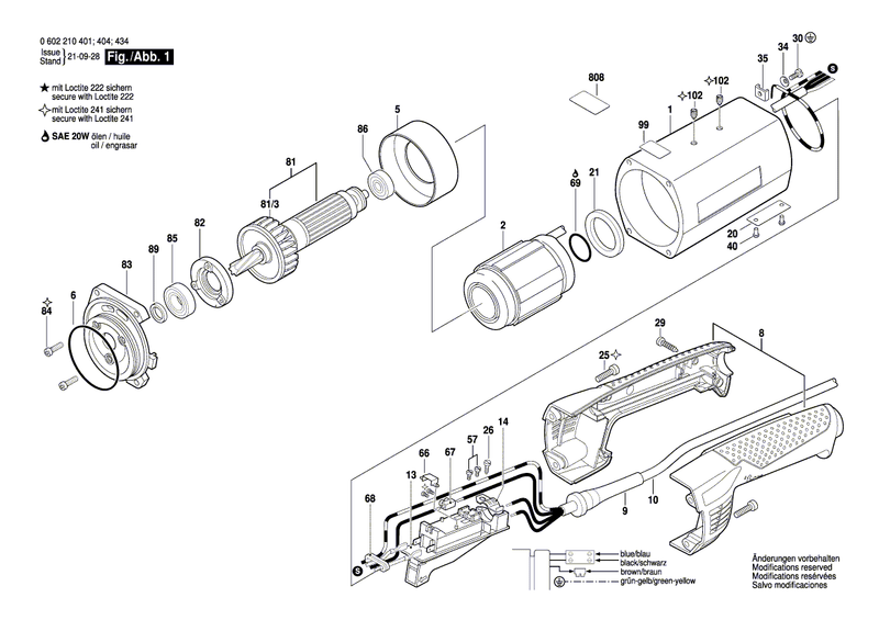 New Genuine Bosch 3605132078 Handle