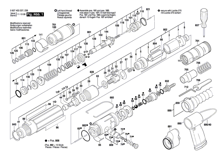 New Genuine Bosch 3605190173 Valve Housing