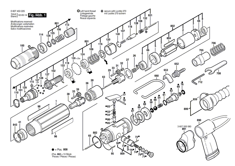 New Genuine Bosch 3605190175 Valve Housing
