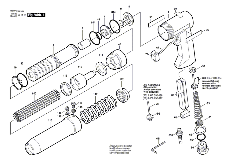 New Genuine Bosch 3605190200 Impact Mechanism Housing