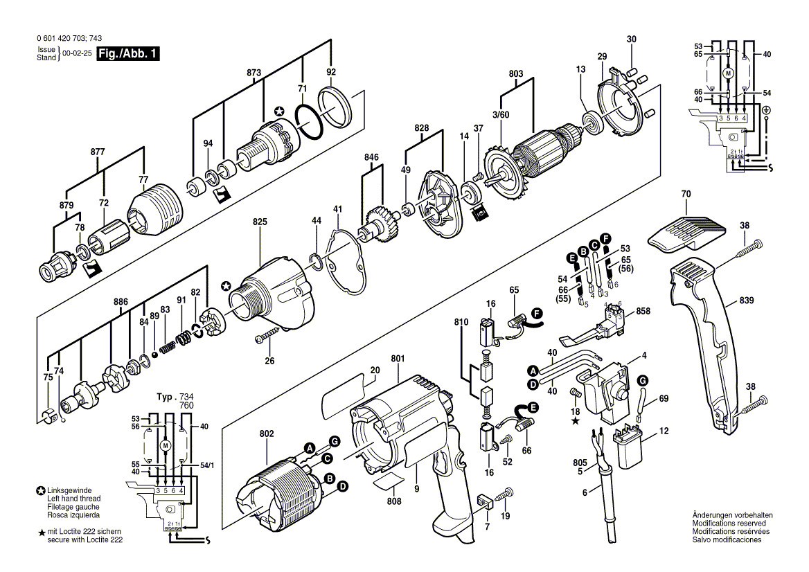 New Genuine Bosch 3605190512 Gear Housing