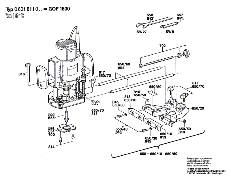 New Genuine Bosch 3605500575 Housing Cover