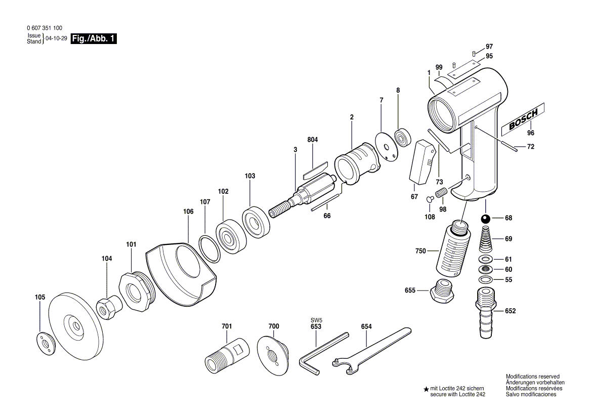 New Genuine Bosch 3605510007 Protective Cover