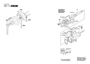 New Genuine Bosch 3605510027 Protective Cover