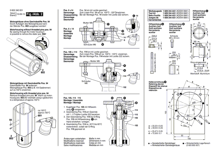 New Genuine Bosch 3605510028 Protective Cover