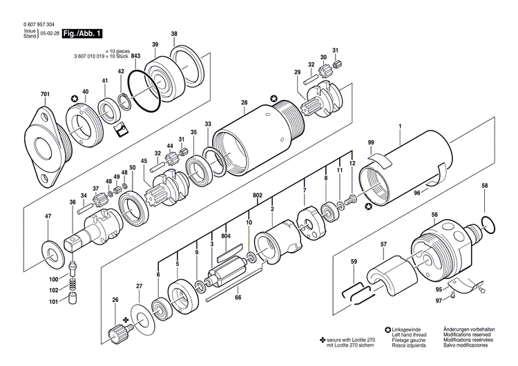 New Genuine Bosch 3605700010 Bearing Flange