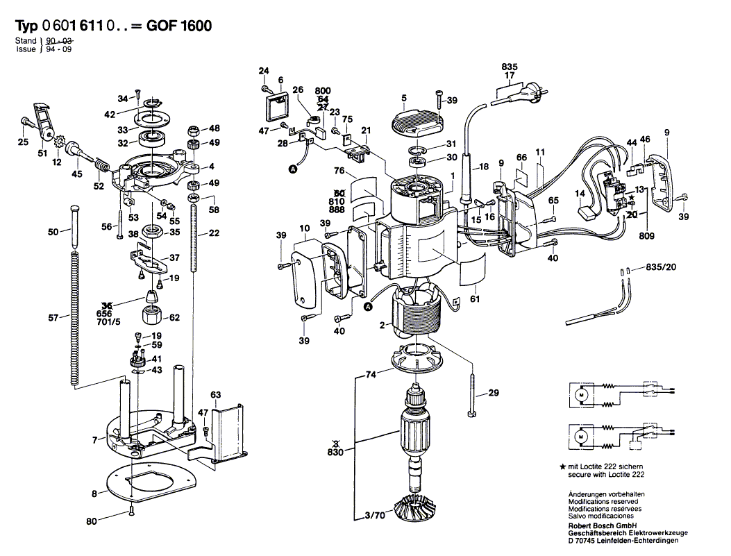 New Genuine Bosch 3605702592 Fan Housing