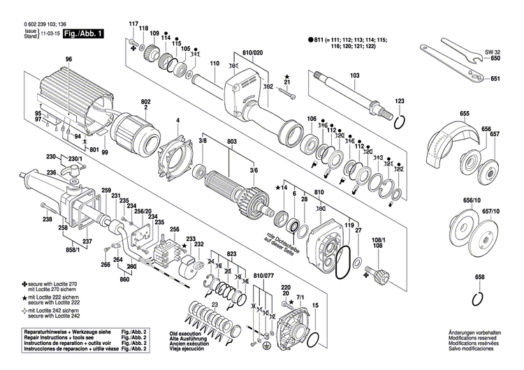 New Genuine Bosch 3605703034 Clamping-Flange