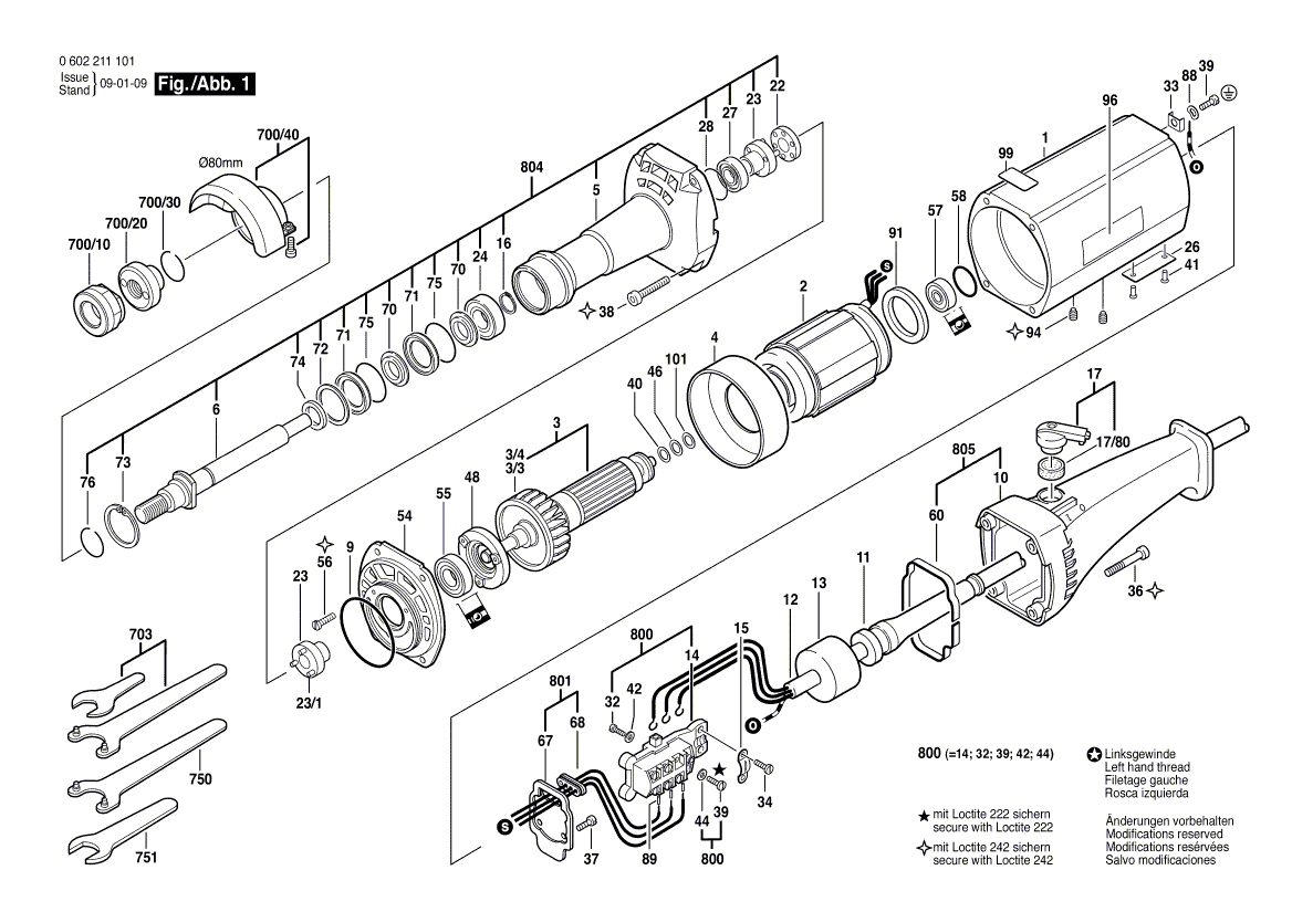 New Genuine Bosch 3605703074 Clamping Ring